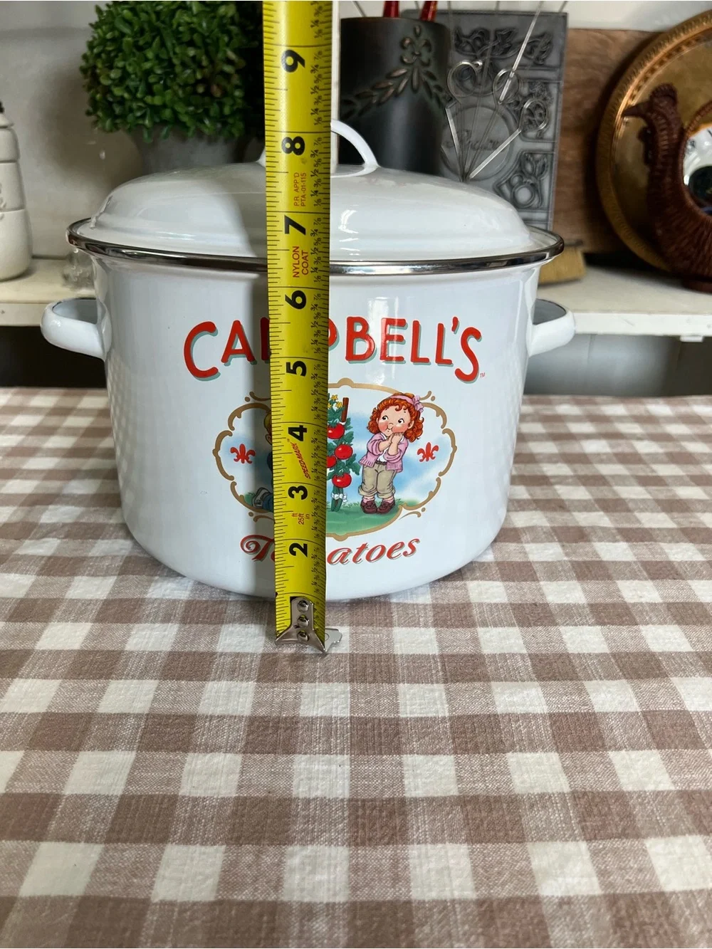 Vintage Campbells soup pot with lid cookware advertising 2002 tomatoes